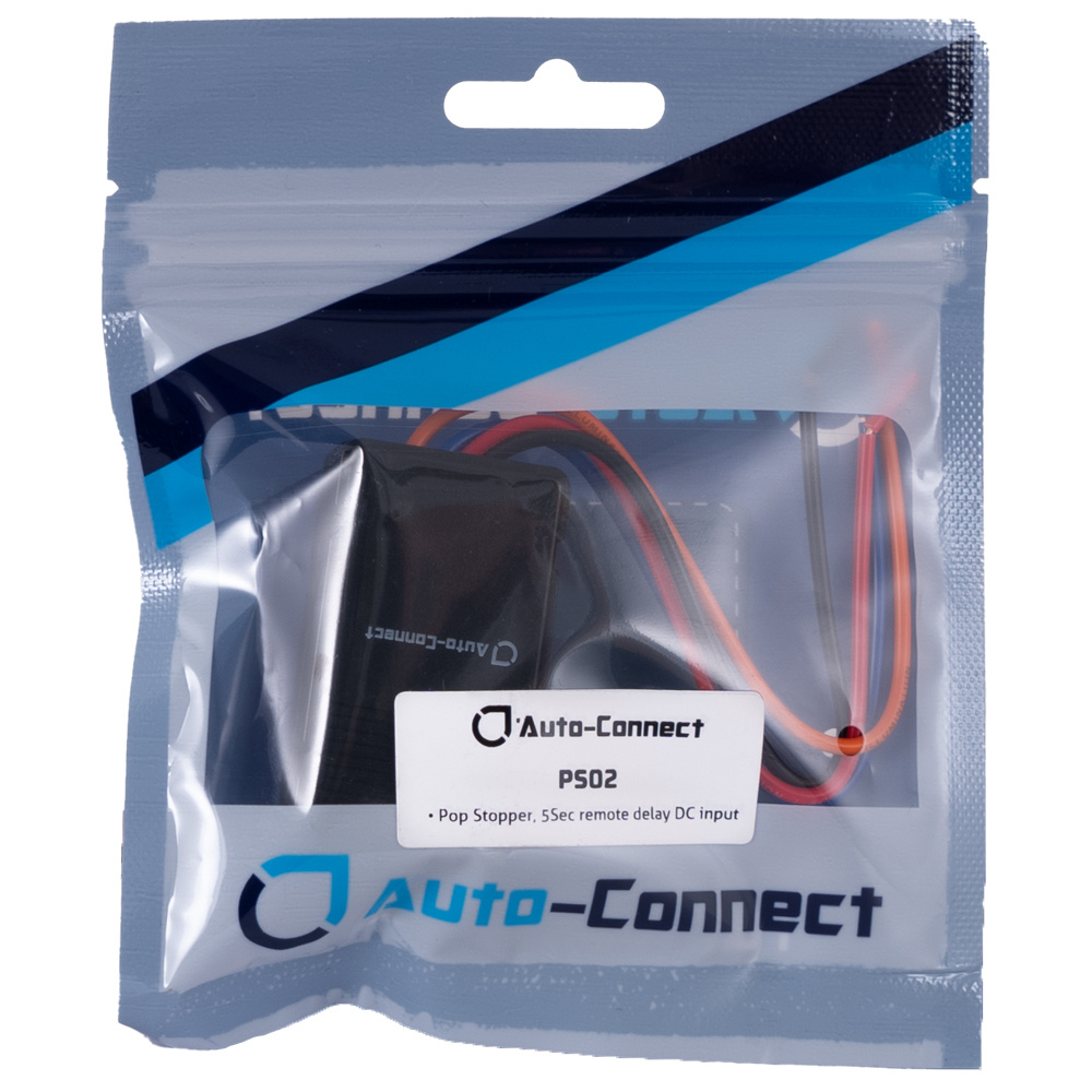 Auto-Connect Pop Stopper 02, eliminerer på- og avslagslyd