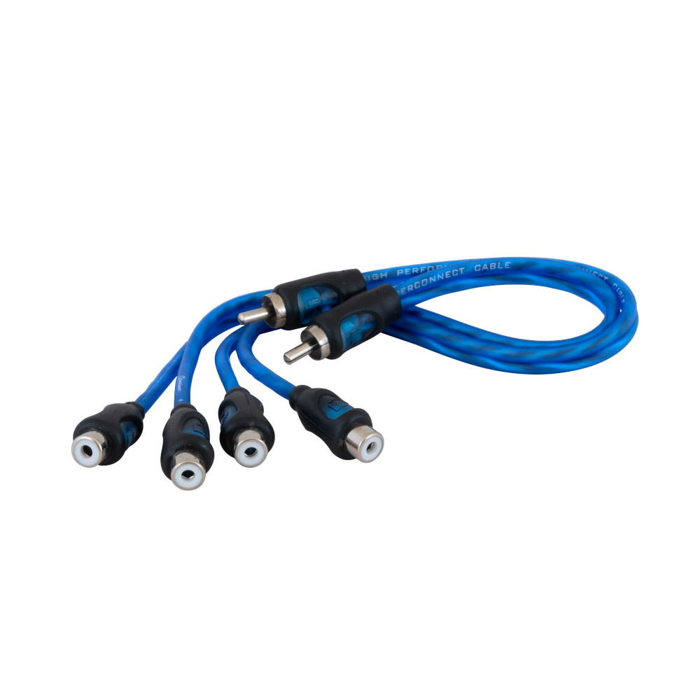 2 stk Auto-Connect Y-splitt Lavnivå 2 hun - 1 hann 0.3m