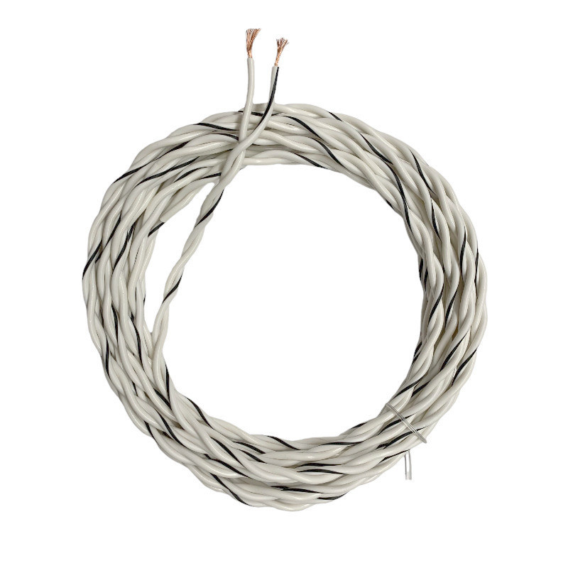 Auto-Connect tvinnet høyttalerkabel 2x1.0mm² hvit, løpemeter