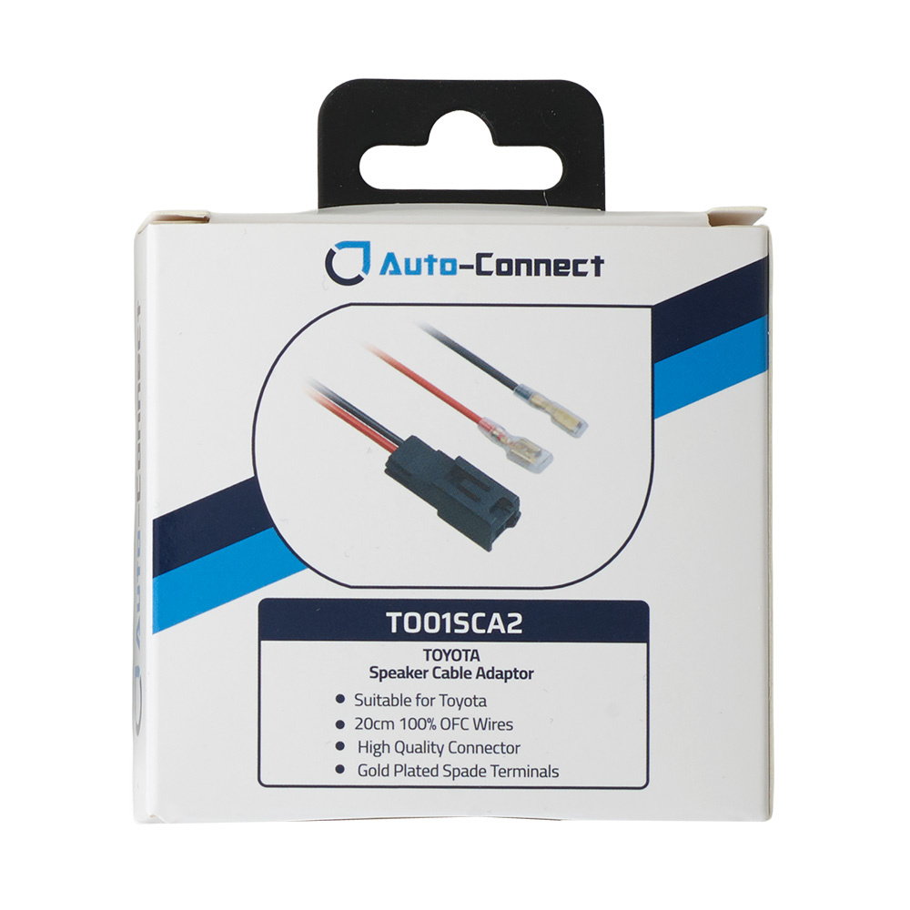 Auto-Connect høyttalerkontakt til nyere Toyota, par
