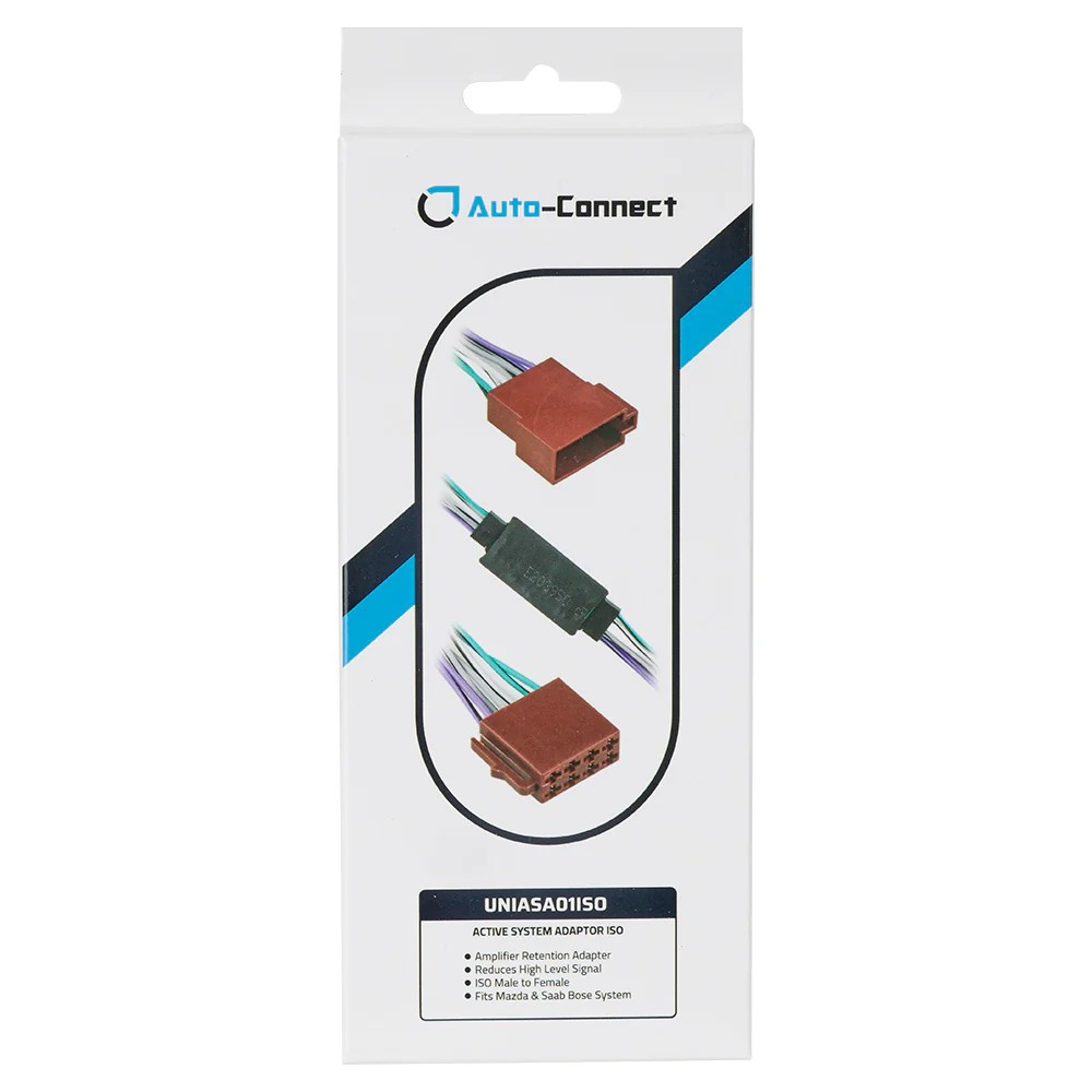 Auto-Connect UNIASA01ISO, nivåsenker for biler med originalforsterker
