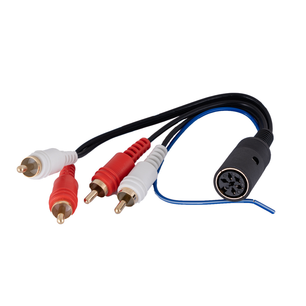Aktiv system-adapter Volvo 6-pin - RCA