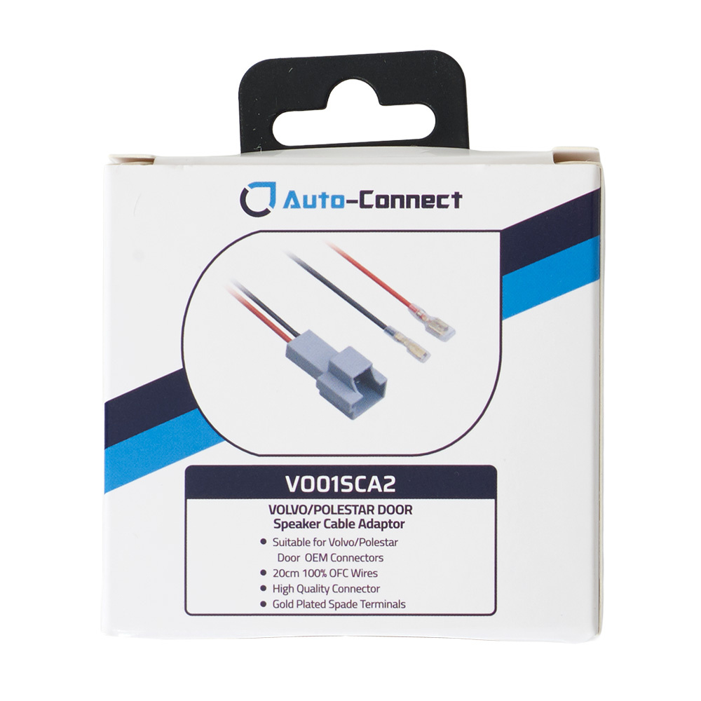 Auto-Connect høyttalerkontakter til dørhøyttalere Volvo/Polestar, par