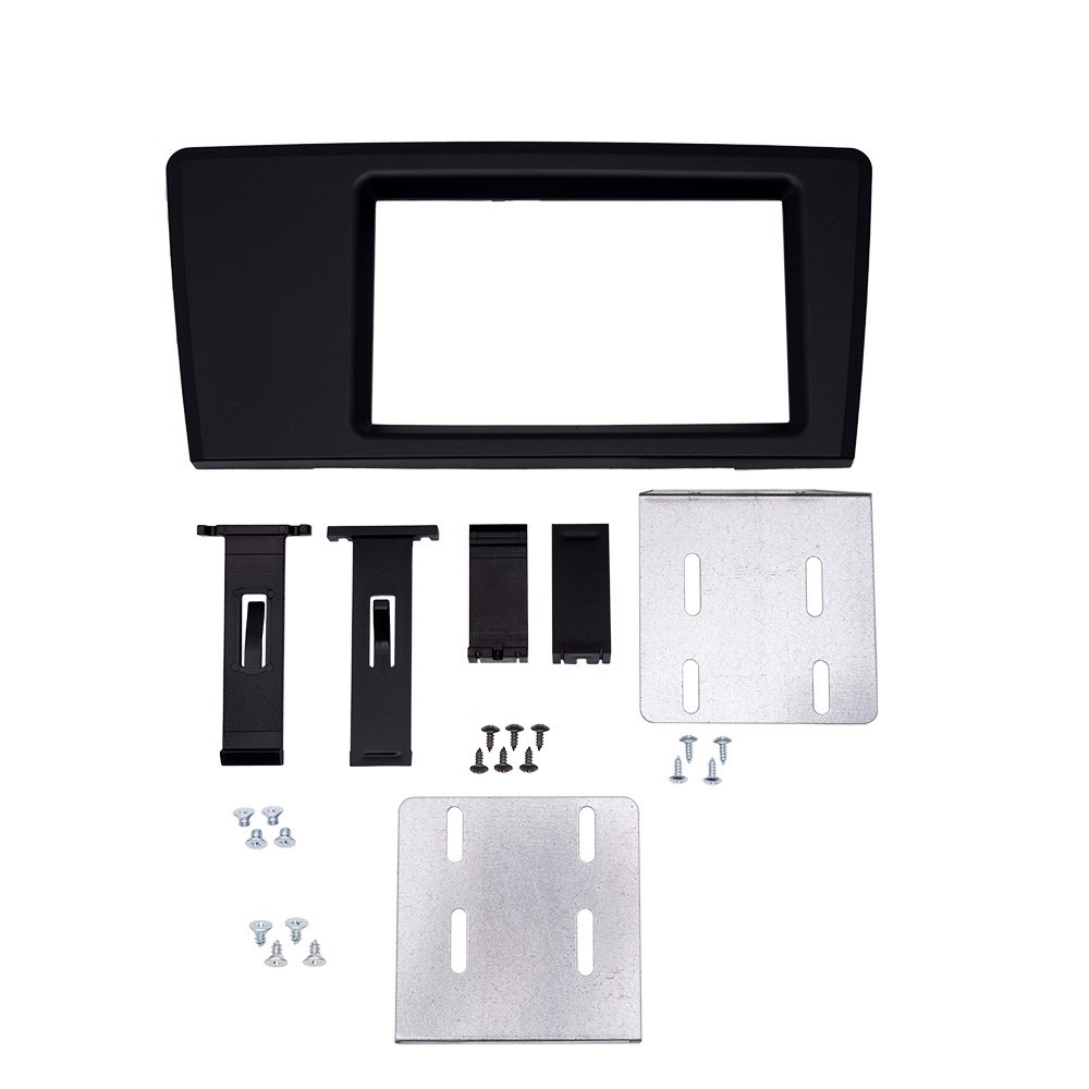 Monteringsramme 2-DIN til Volvo V70/S60 2000-2004, svart