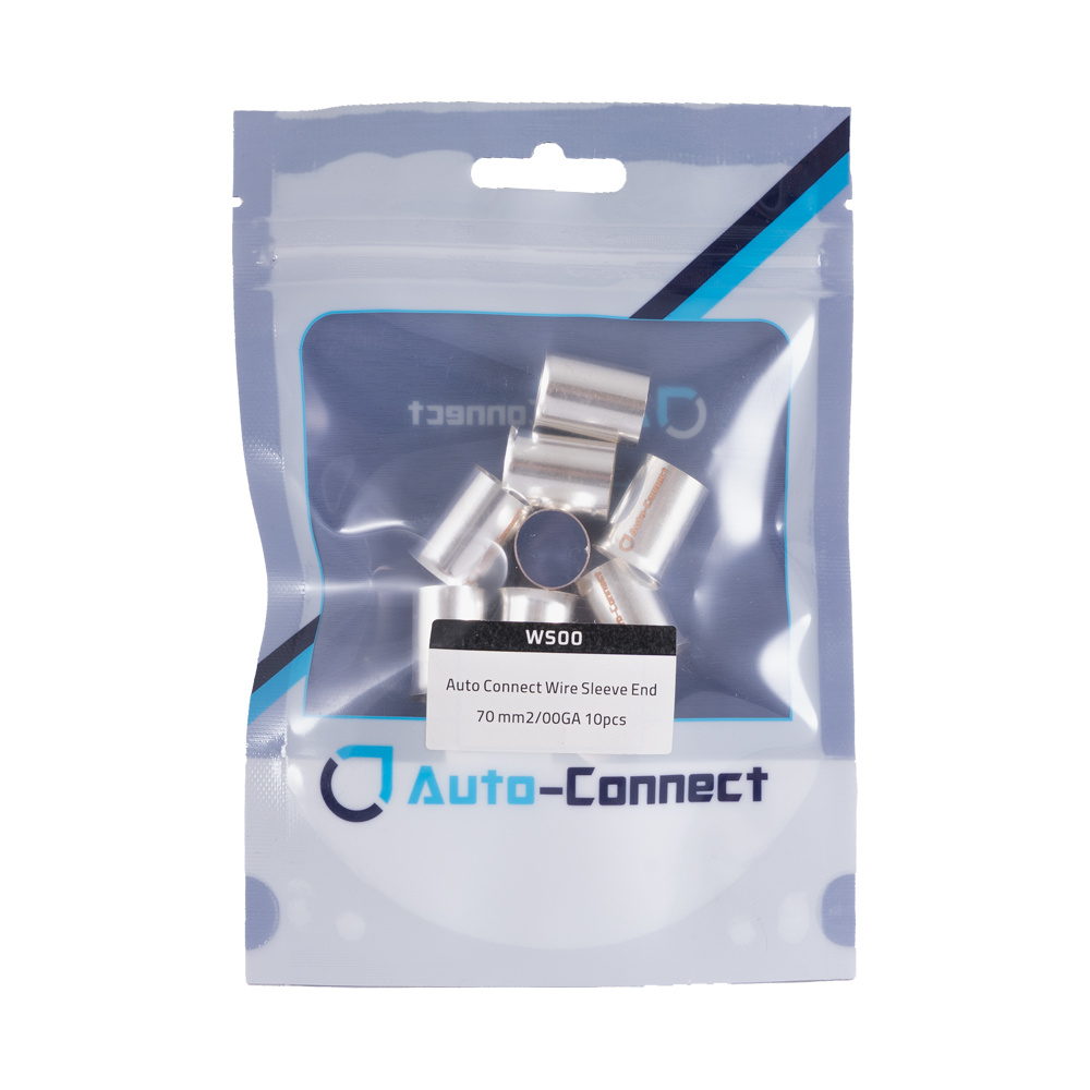 Auto-Connect 10-pakke kabelhylser, 70mm²-kabel