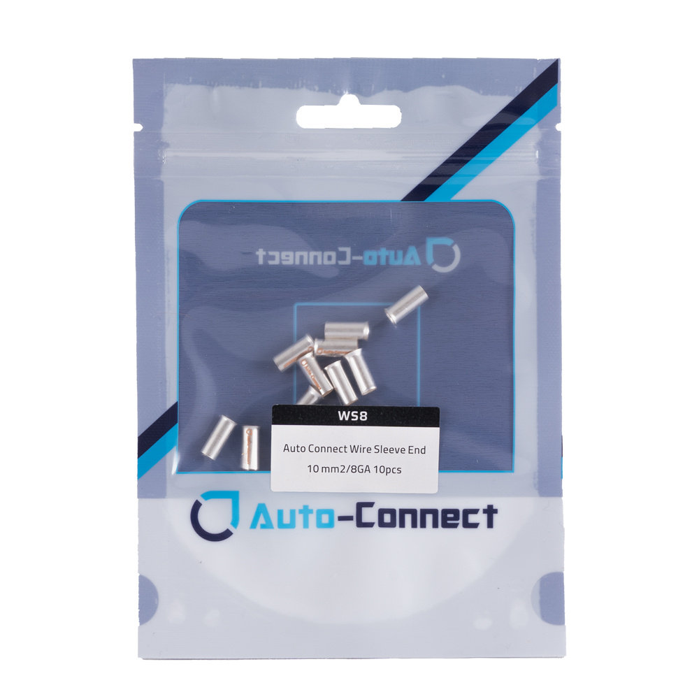 Auto-Connect 10-pakke kabelhylser, 10mm²-kabel