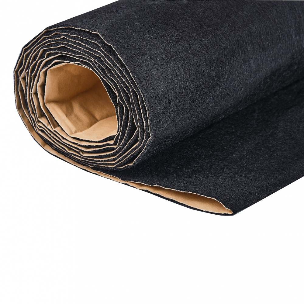 DS18 Høyttalarmatte med klistrebakside, 3x1 meter, svart