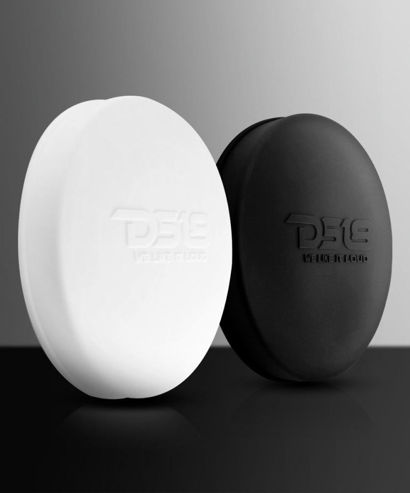 DS18 CS-6/WH, silikonskjerm for 6.5 tommers høyttaler, hvit