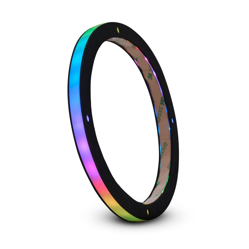 DS18 DLRING6, 6,5-tommers digital RGB LED-ring for høyttalere/baser