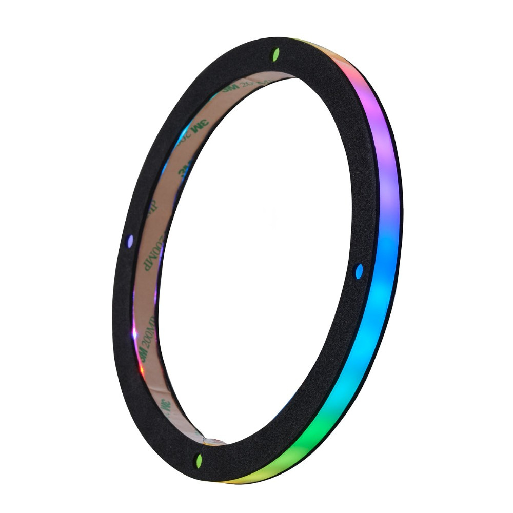 DS18 DLRING6, 6,5-tommers digital RGB LED-ring for høyttalere/baser