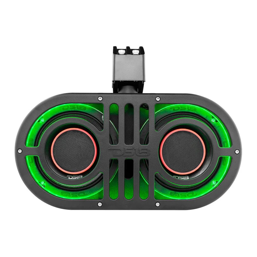 DS18 JVOCE, 2x6.5 tommers værbestandig lydplanke med LED