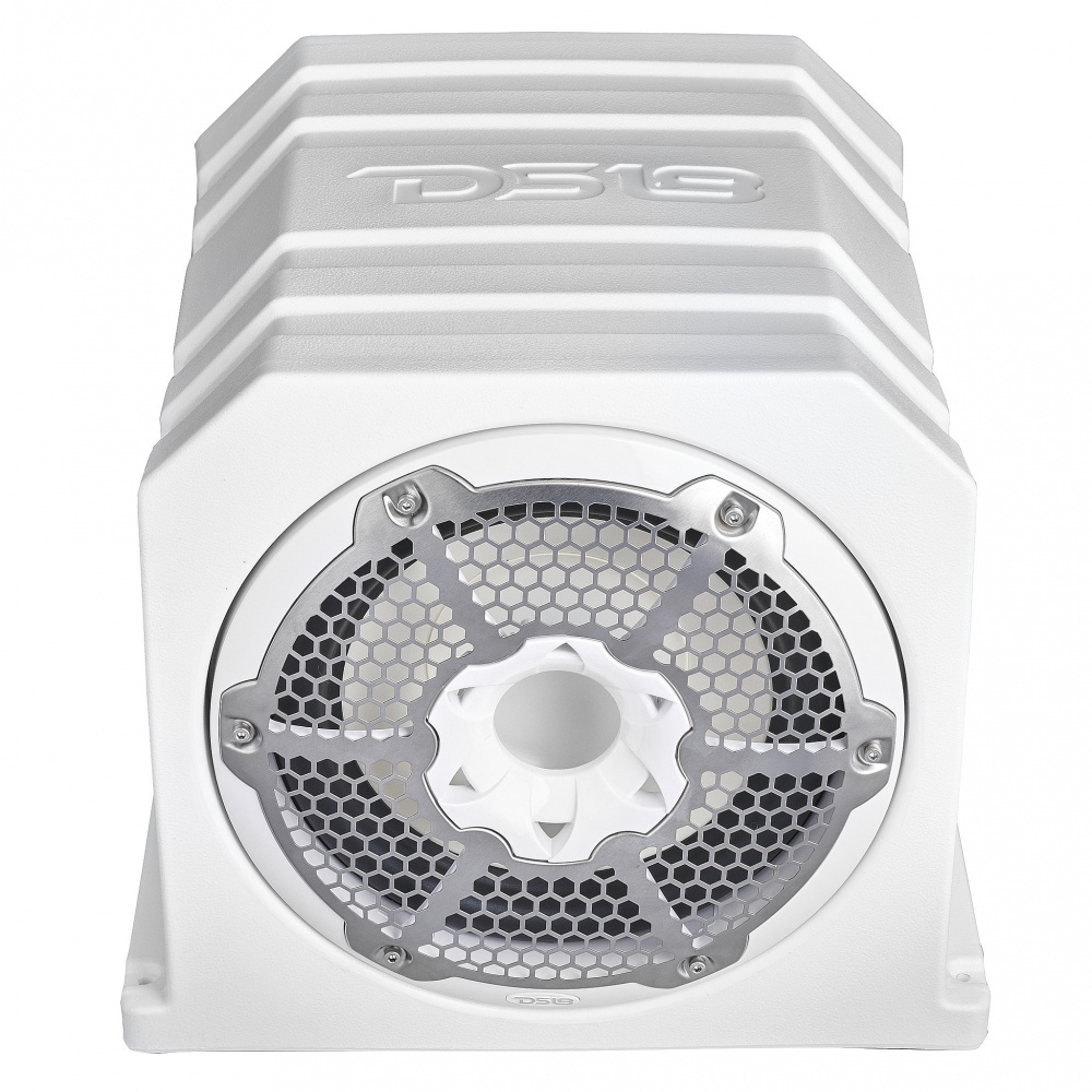 DS18 NXL-10SUBLD/W, 10 tommers marin boks med RGB LED-belysning, hvit