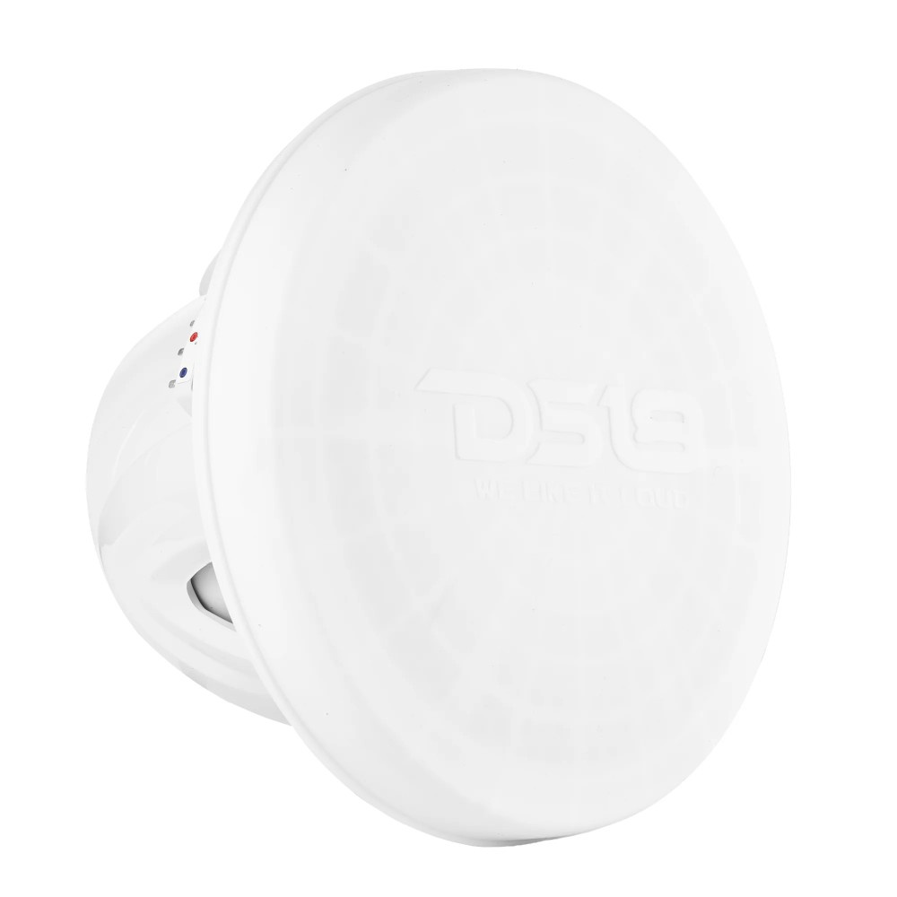 DS18 NXL-10SUB/WH, hvit 10-tommers marinebass med LED, par