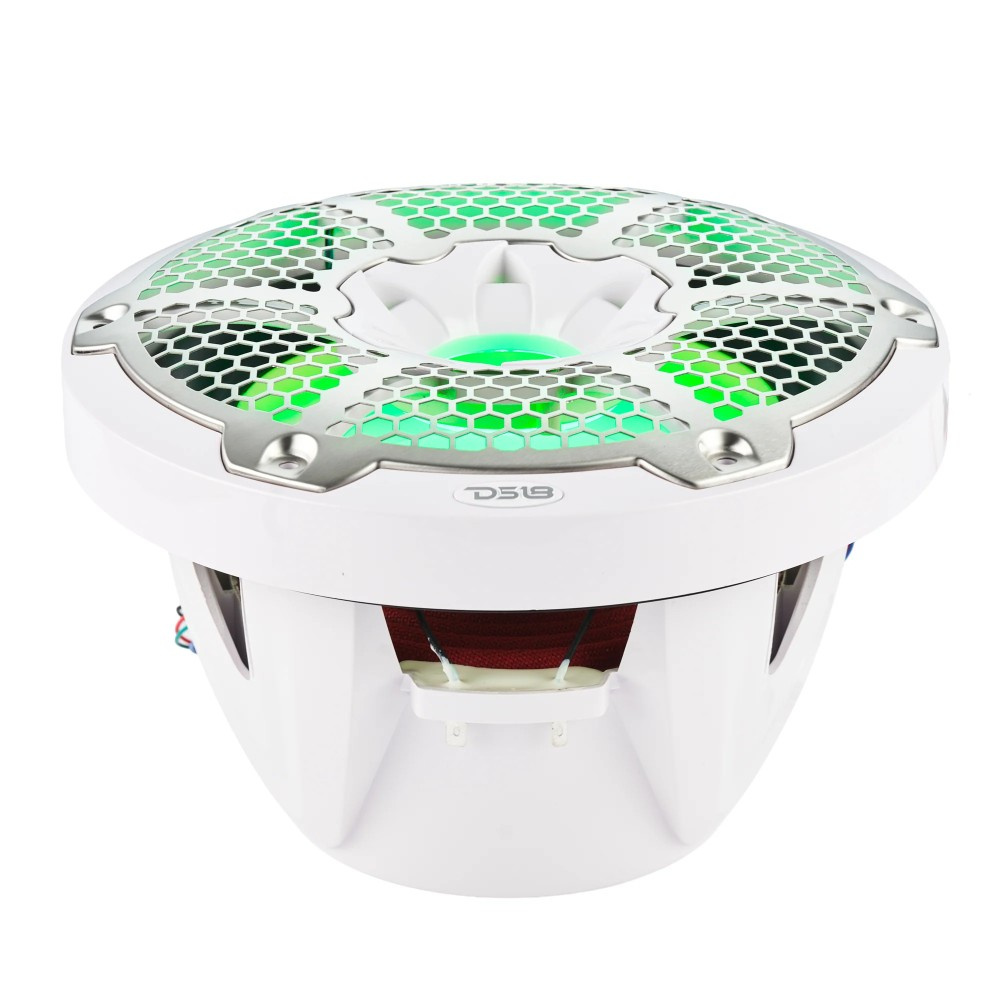 DS18 NXL-10SUB/WH, hvit 10-tommers marinebass med LED, par