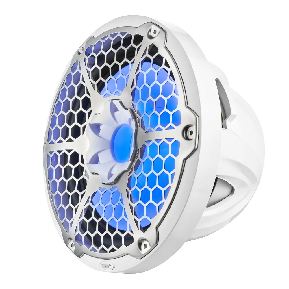 DS18 NXL-12SUB/WH, hvit 12-tommers marinebass med LED, par