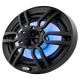DS18 NXL-69/BK, svarte 6x9-tommers marinehøyttalere med LED, par DS18 NXL-69/BK, svarte 6x9-tommers marinehøyttalere med LED, par