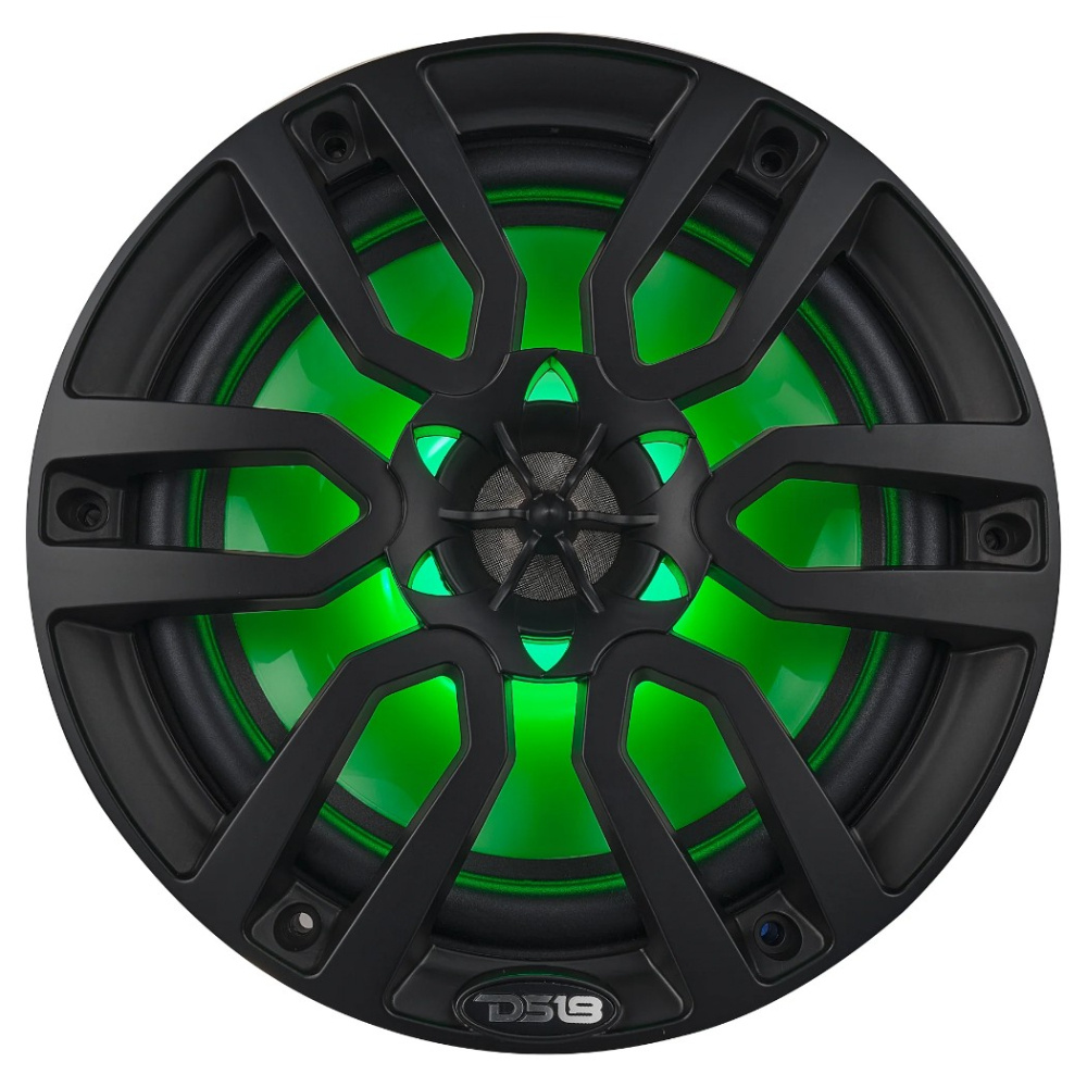 DS18 NXL-8/BK, svarte 8-tommers marinehøyttalere med LED, par