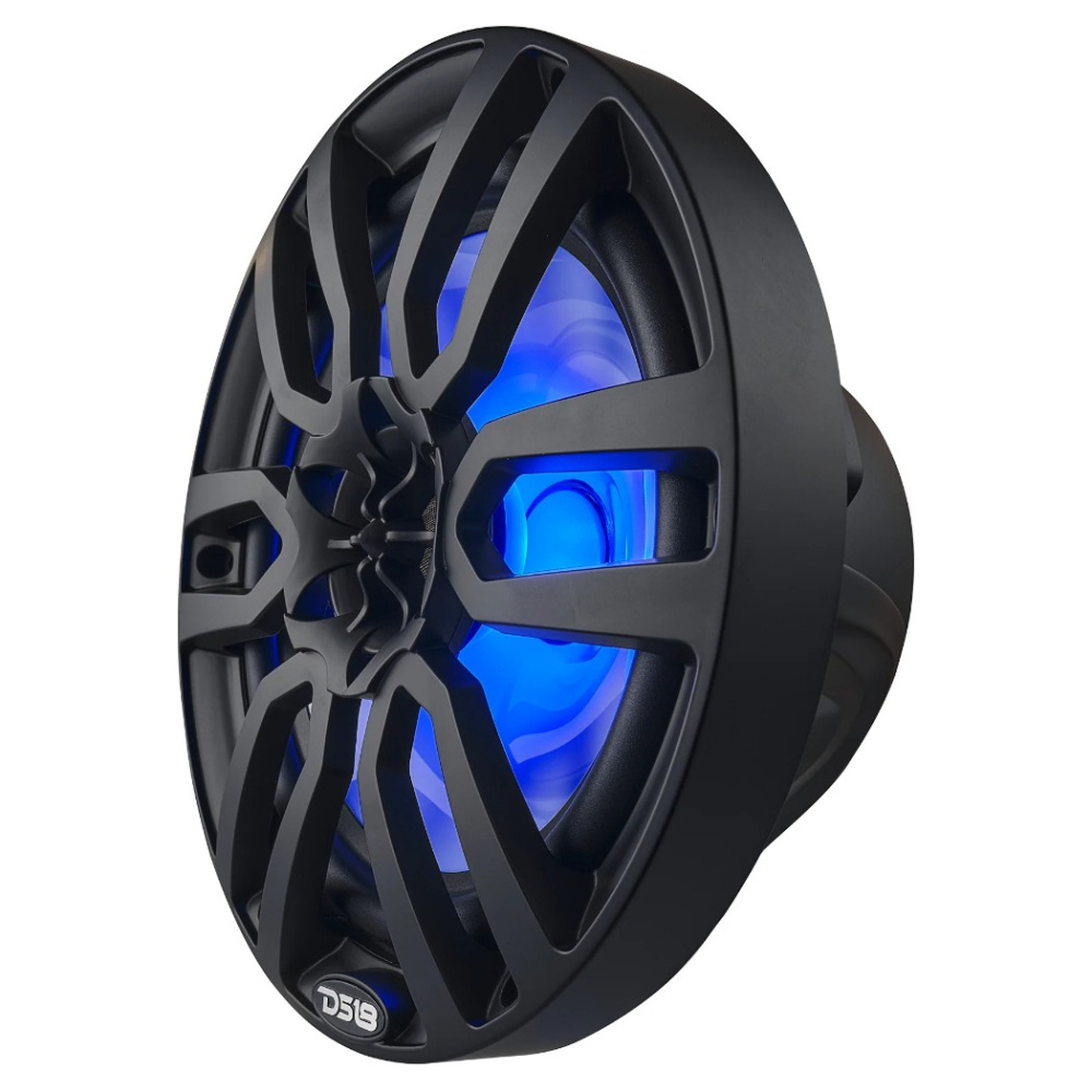 DS18 NXL-8/BK, svarte 8-tommers marinehøyttalere med LED, par