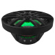DS18 NXL-8/BK, svarte 8-tommers marinehøyttalere med LED, par DS18 NXL-8/BK, svarte 8-tommers marinehøyttalere med LED, par