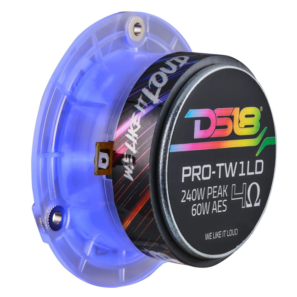 DS18 PRO-TW1LD SPL-diskant med RGB LED-belysning