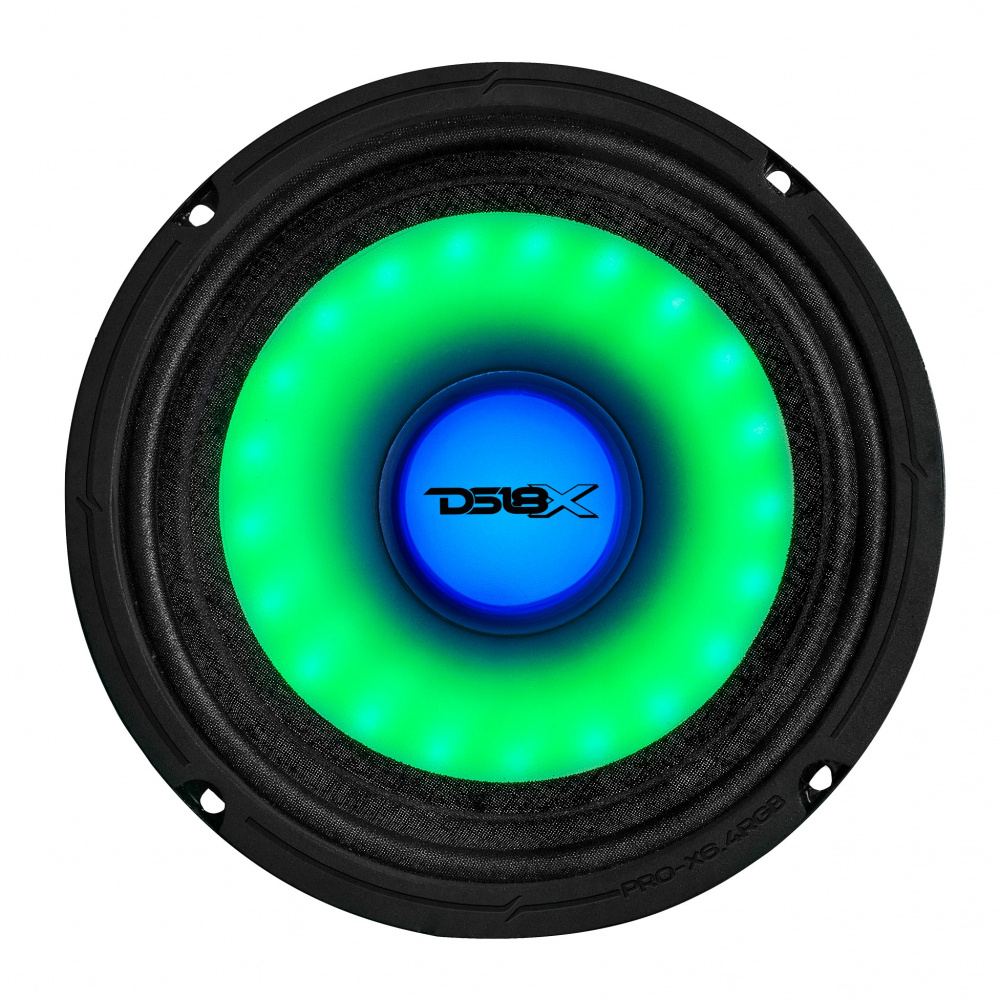 DS18 PRO-X6.4RGB, 6,5 tommers RGB LED-mellombass, stykke