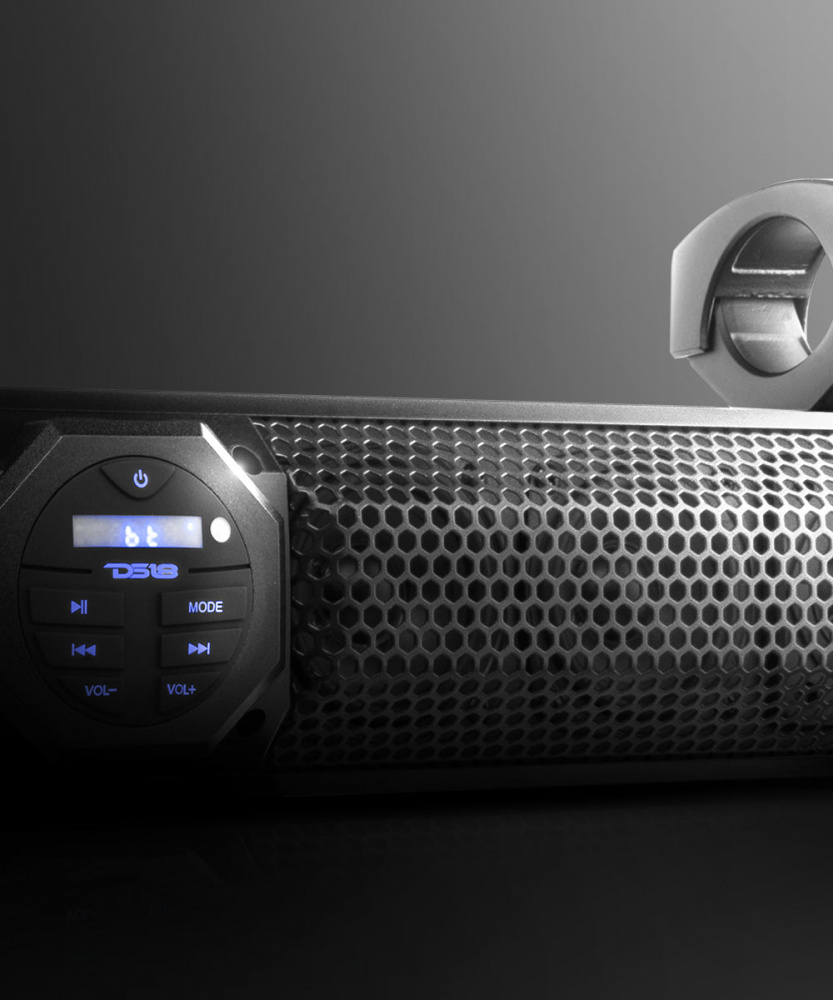 DS18 SB37BT, 37 tommers værbestandig soundbar med Bluetooth og fjernkontroll