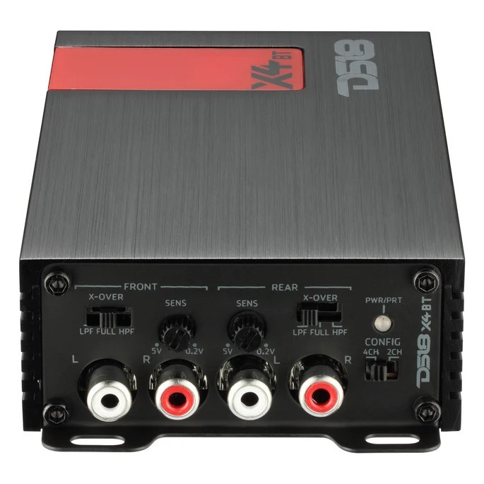 DS18 X4BT, kompakt 4-kanals forsterker med bluetooth