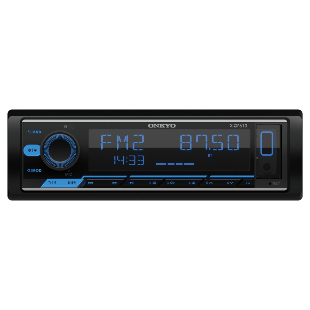 Onkyo X-QF610, Bluetooth-bilstereo med 2 par lavnivåutganger