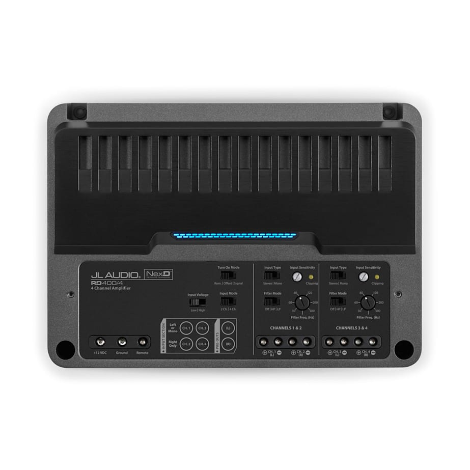 JL Audio RD400/4, 4-kanals forsterker
