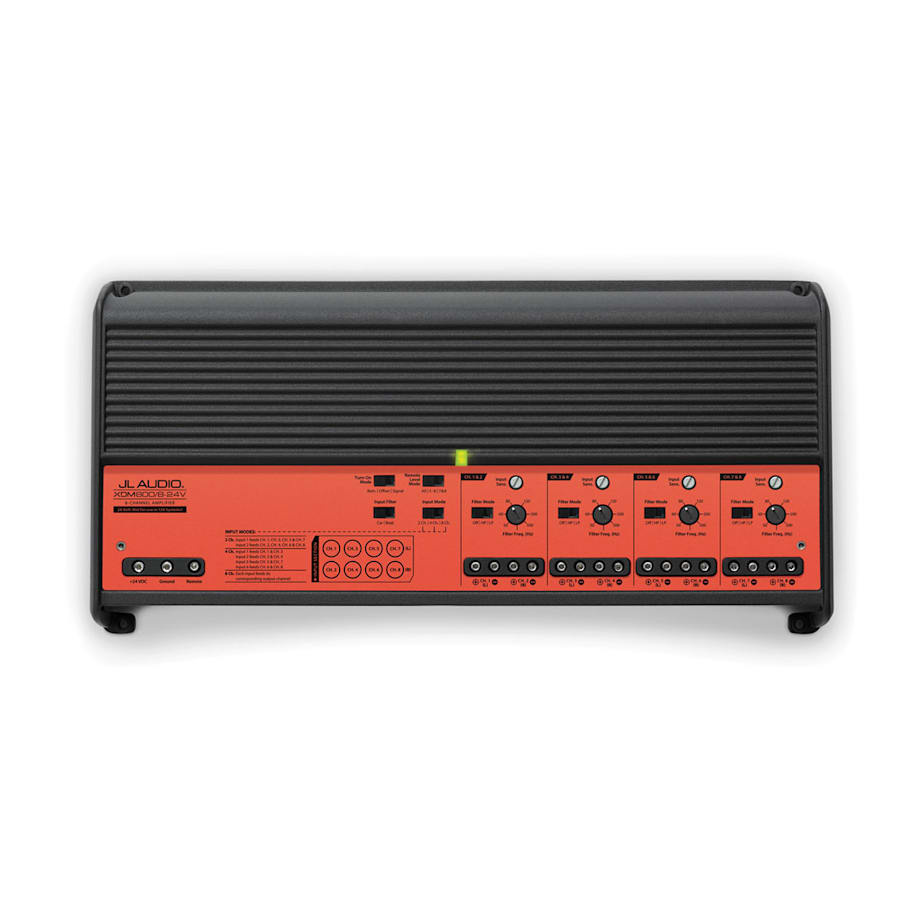 JL Audio XDM800/8-24V, 8-kanals 24V forsterker