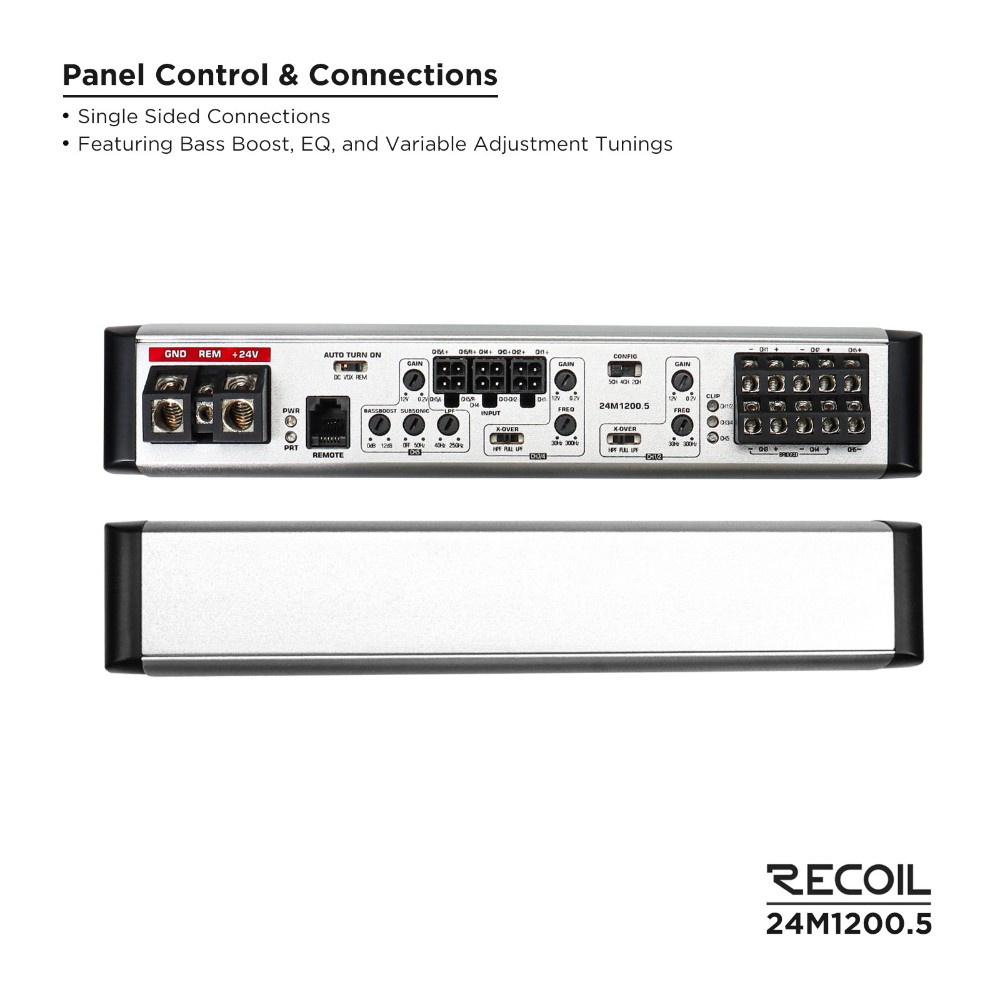 Recoil 24M1200.5, flerkanals forsterker til lastebil