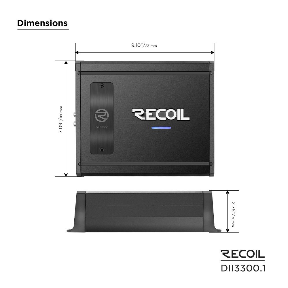 Recoil DII 3300.1, monoblokk