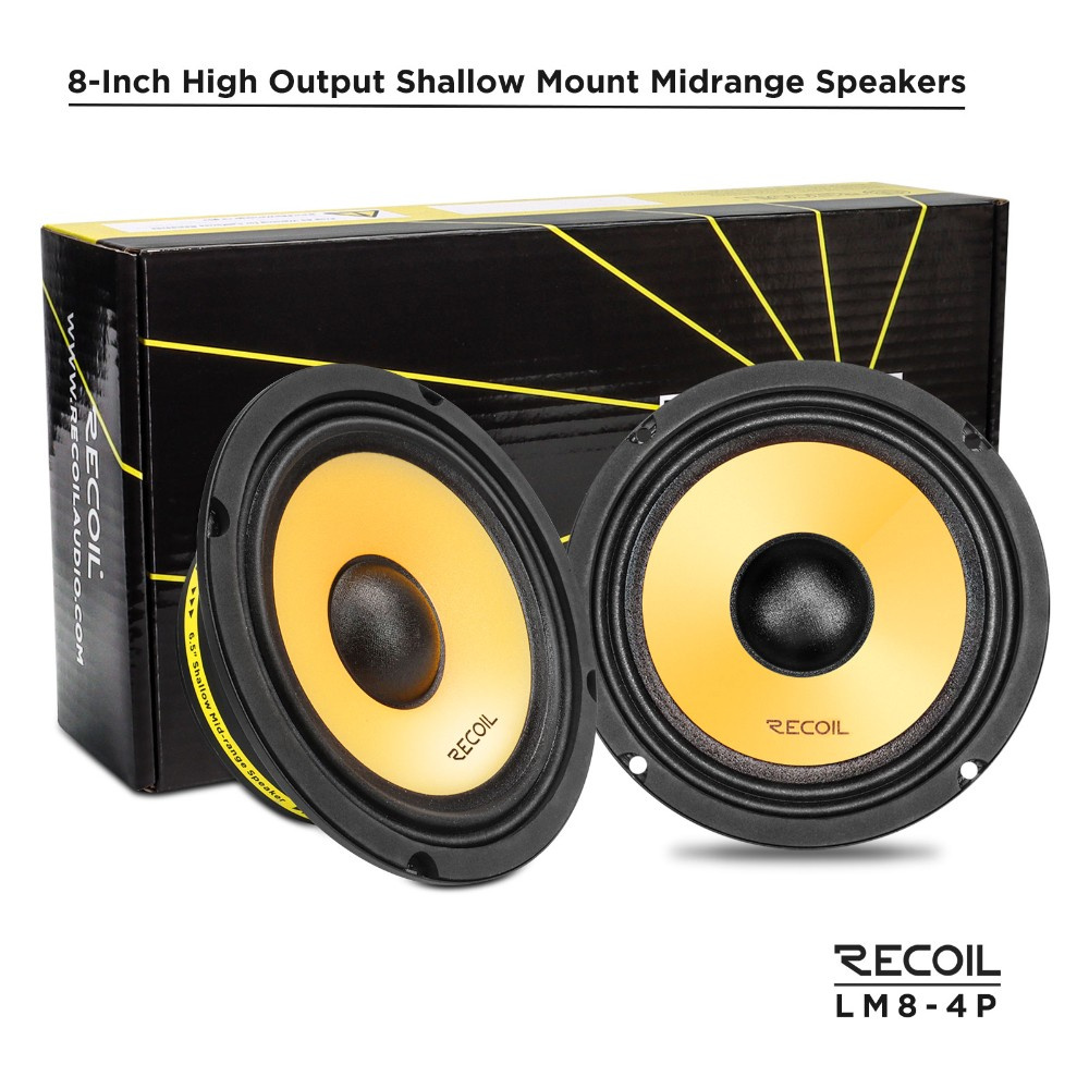 Recoil LM8-4P, slank 8-tommers midbass/mellomtone, par