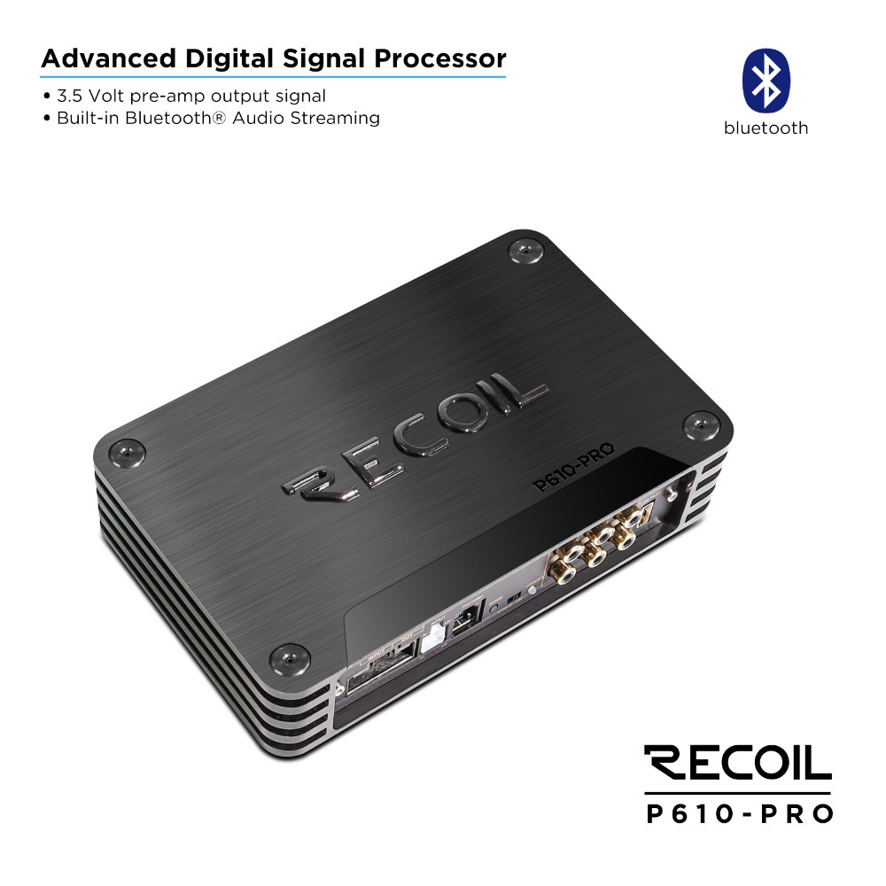 Recoil P610-PRO, DSP-forsterker med 10 kanaler