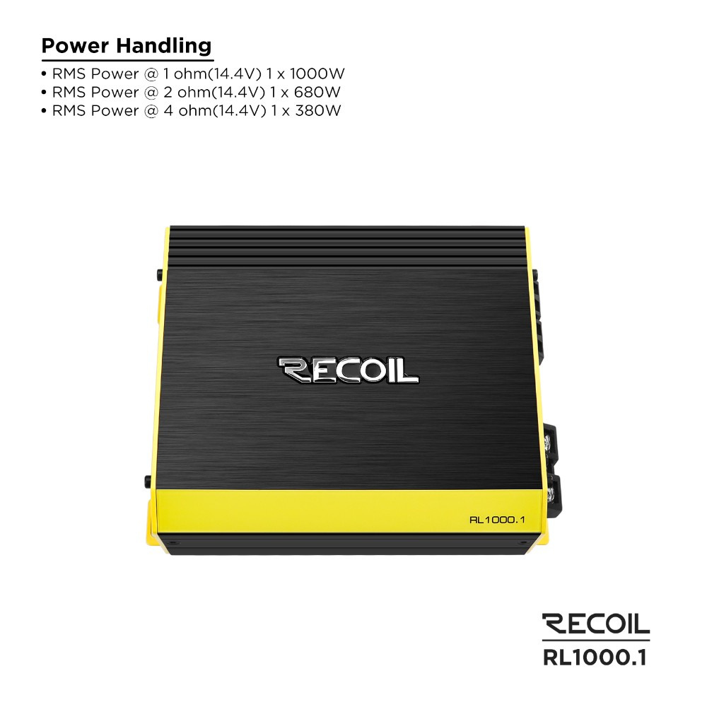 Recoil RL1000.1, monoblokk