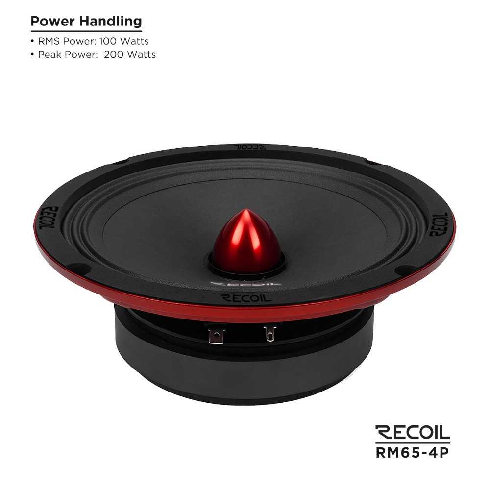 Recoil RM65-4P, 6,5-tommers mellomtone, par