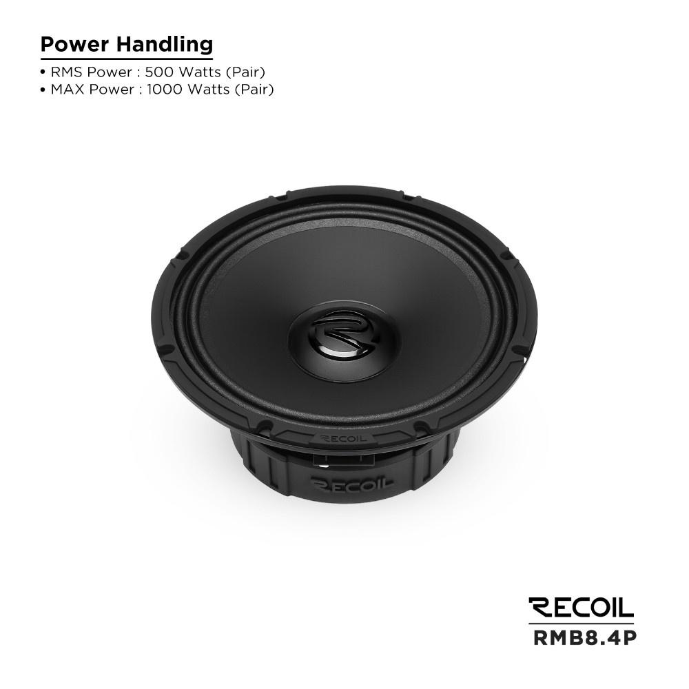 Recoil RMB8-4P, 8-tommers mellomtone/mellombass, par