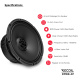 Recoil RMB8-4P, 8-tommers mellomtone/mellombass, par Recoil RMB8-4P, 8-tommers mellomtone/mellombass, par