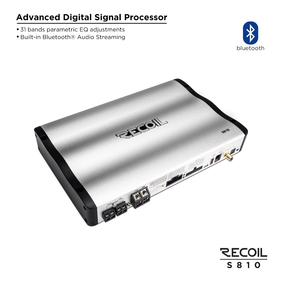 Recoil S810, DSP-forsterker med 10 kanaler