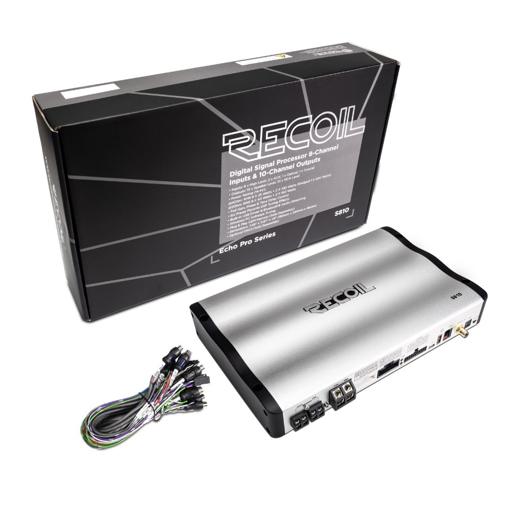 Recoil S810, DSP-forsterker med 10 kanaler