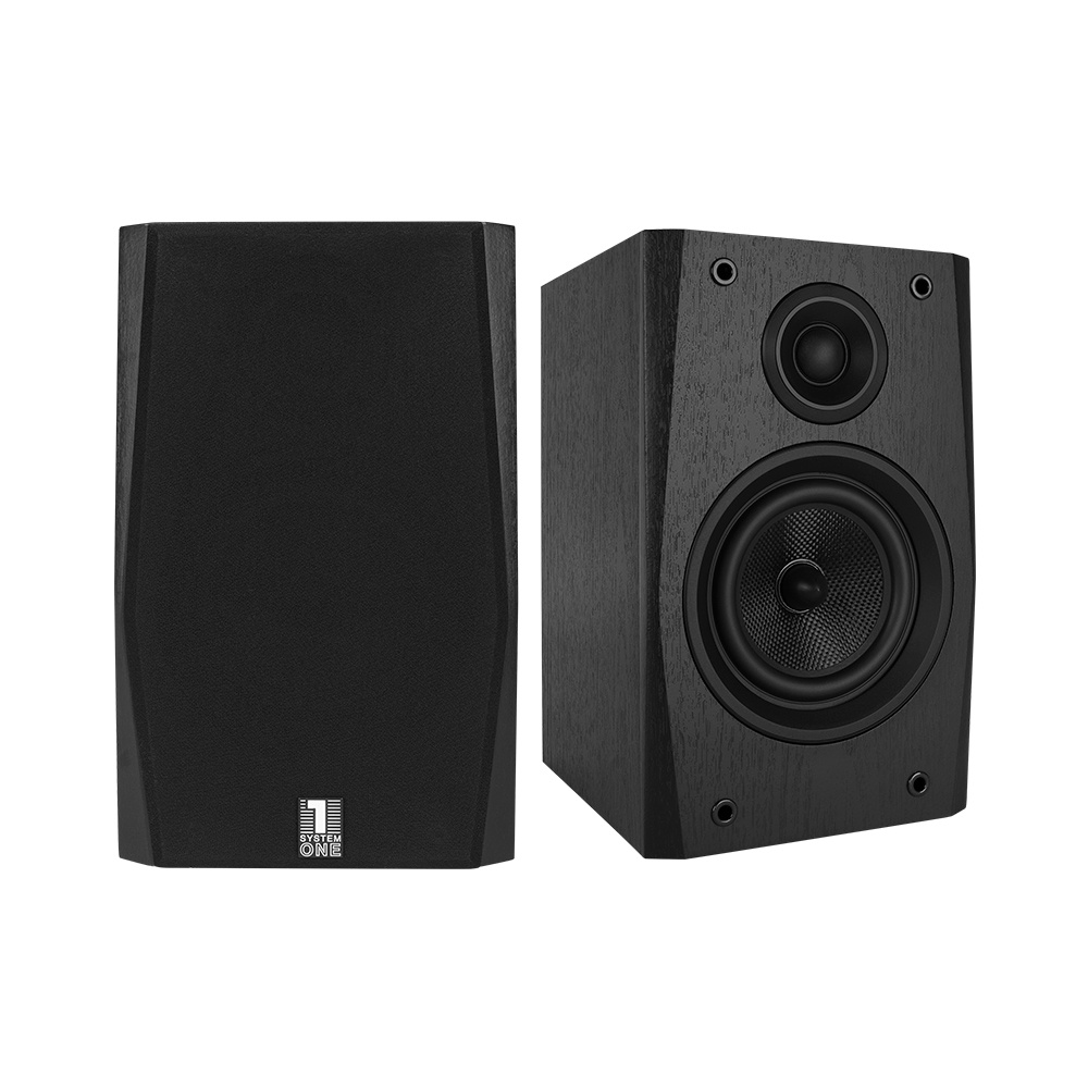 System One S15B stativhøyttaler, svarta