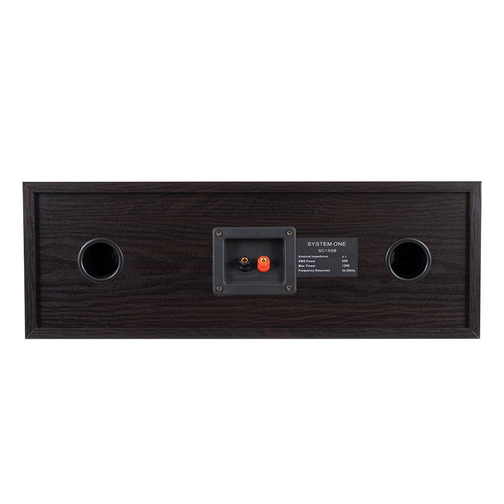 System One SC-155B senterhøyttaler, svart
