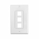 System One WP803 Wallplate 3 uttag