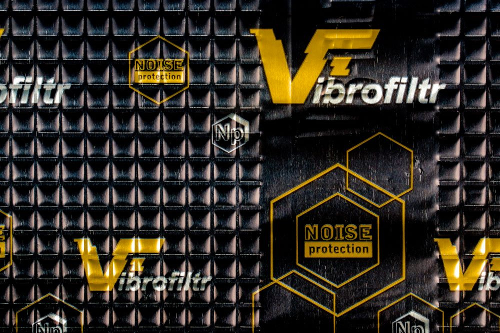 2 mm Vibrofiltr 50x35cm dempematte, 20 ark