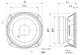 Visaton FRS 8, 3.3-tommers høyttalerelement, 4 Ohm Visaton FRS 8, 3.3-tommers høyttalerelement, 4 Ohm