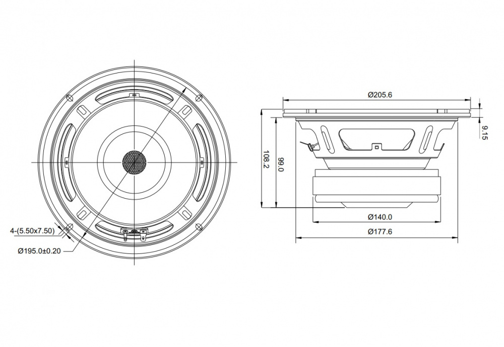 SB Audience Bianco-8MW125 8