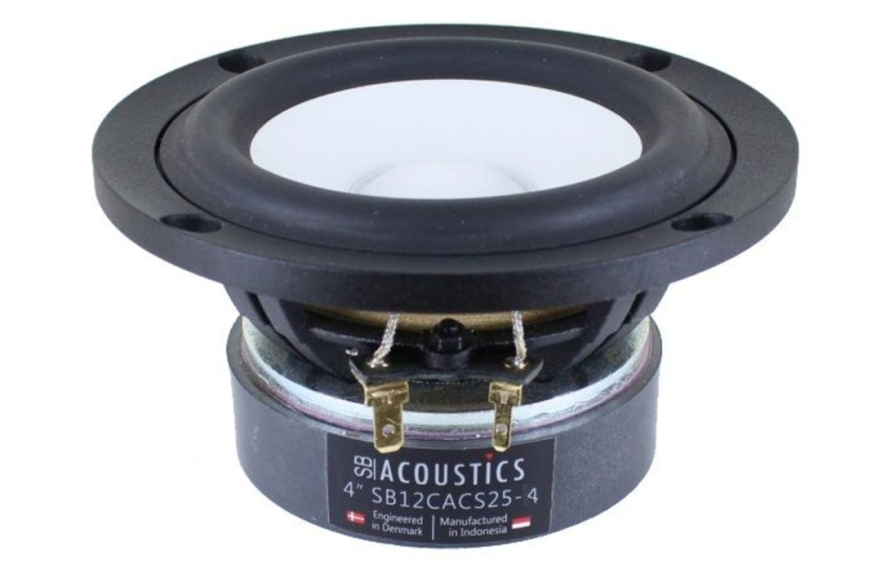 SB Acoustics SB12CACS25-4, 4 tommers bass/mellomtone