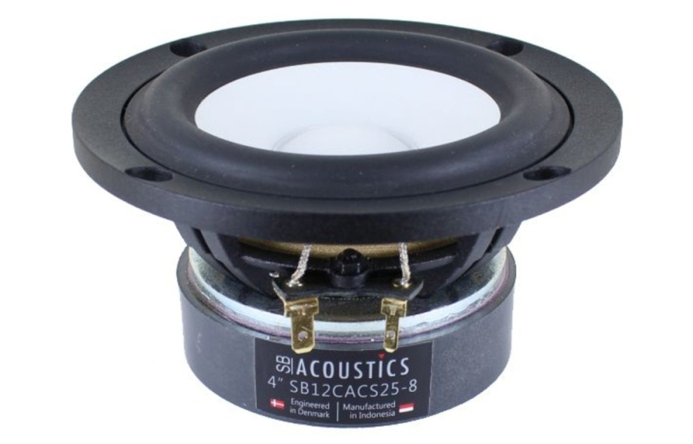 SB Acoustics SB12CACS25-8, 4 tommers bass/mellomtone