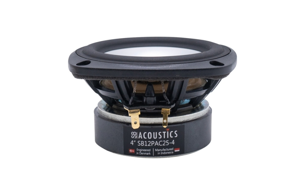 SB Acoustics SB12PAC25-4, 4 tommers mellomregister