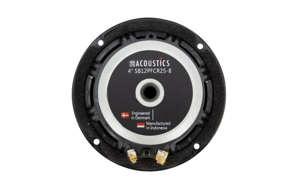 SB Acoustics SB12PFCR25-8, 4 tommers bass/mellomtone